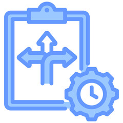 Flexibility Program Blue Icon