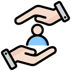 Empowerment Outline Color Icon