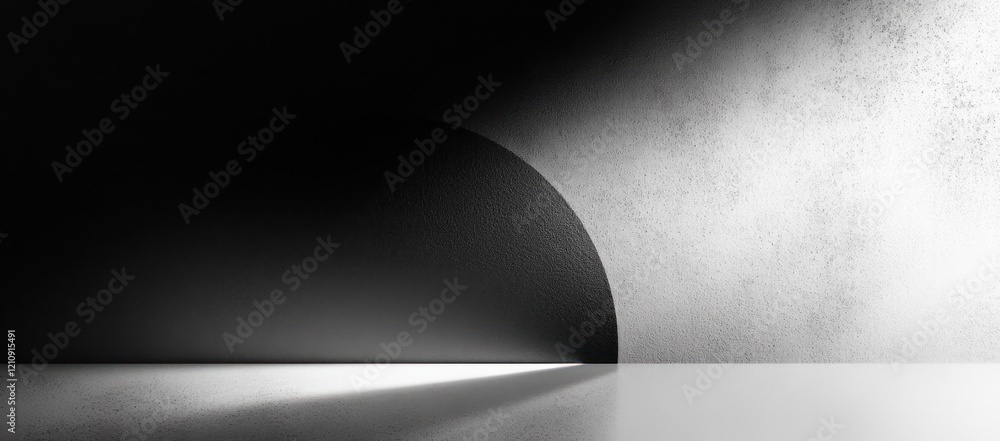 Poster monochrome abstract soft gradients high contrast minimalism serene atmosphere texture background des