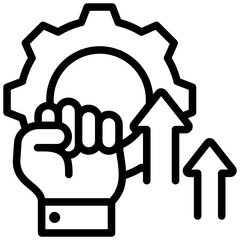 Revolution Outline Icon