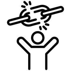 Liberation Outline Icon