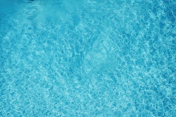 Fototapeta premium Aerial top view of clam ocean water