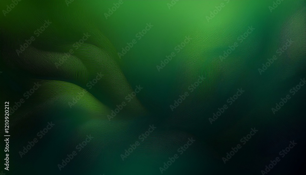 Aufkleber dark pine green smooth gradient abstract background. generated image