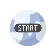 Start vector icon