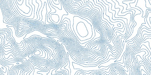 Curvas de nivel, mapa topográfico © Stockchi