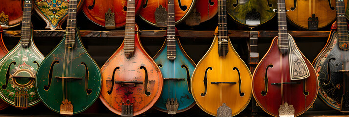 Celebrating the Artistry and Diversity of Mandolins: A Vibrant Collection of Stringed Instruments