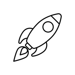 Rocket vector icon