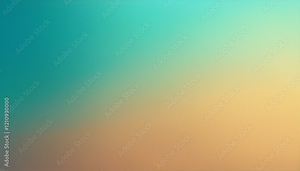 Poster blurred gradient abstract beidge and turquoise color banner background.. generated image