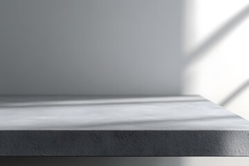 Obraz premium Gray Concrete Surface with Light Shadows