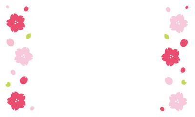 桜のイラスト素材