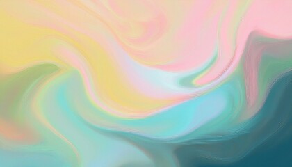 Obraz premium Modern abstract mixed pastel colorful fluid banner background. Generated image