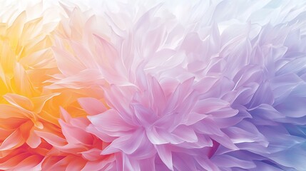Colorful floral background, pastel petals, soft focus, vibrant texture, ideal for website design