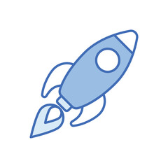 Rocket vector icon