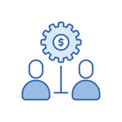 Teamwork vector icon