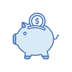 Piggy Bank vector icon