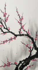 traditional japanese ink painting