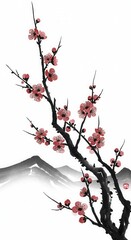 traditional japanese ink painting