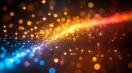 Obraz premium Abstract Colorful Lights Glitter Background