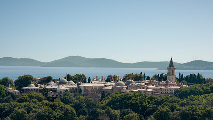 Looking at Topkapi Palace from far away