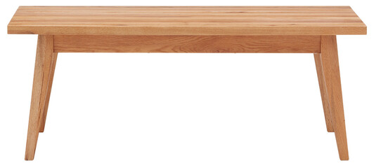straight front wooden table cut out isolated transparent background