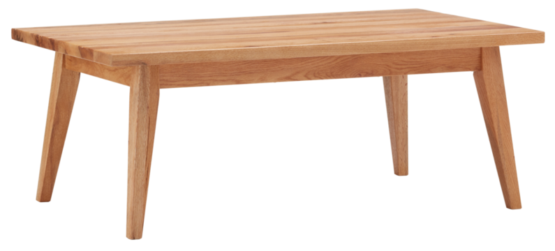 wooden table tilted to the side cut out isolated transparent background
