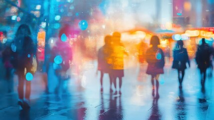 closeup of cheerful kids at carnival, festive background, double exposure silhouette with amusement icons