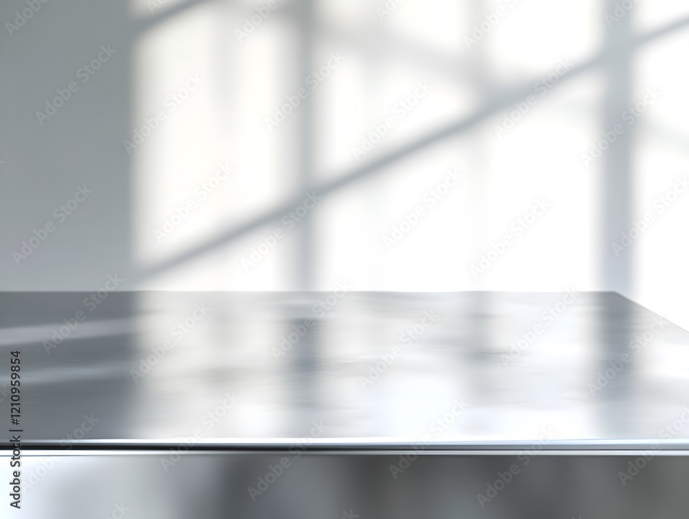 Aufkleber reflective surface with window shadow projection