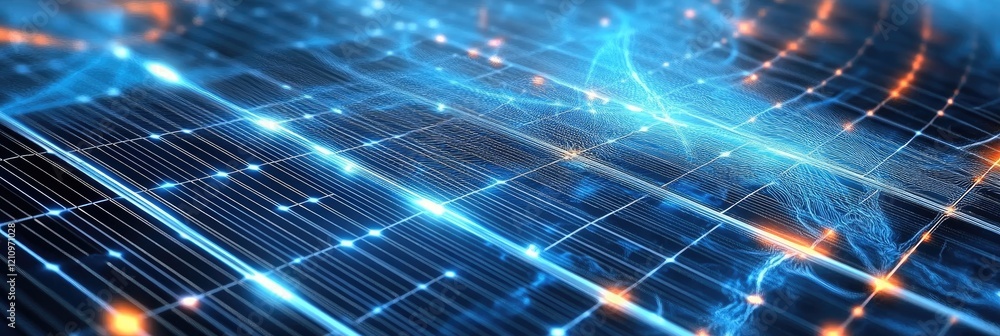 Poster global network data flow, digital grid, futuristic tech background. website, app design
