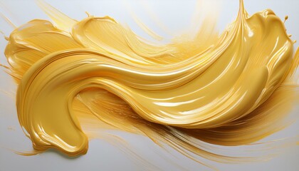 Creamy Glazing Acryl Brush Stroke. Generated image