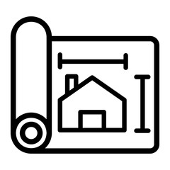 blueprint Line Icon