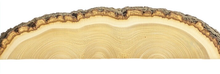 Wood slice, tree rings, natural texture, rustic background, craft material
