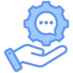 Service Blue Icon