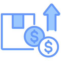 Sales Blue Icon