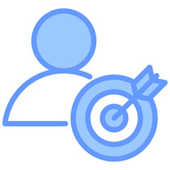 Target Blue Icon