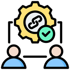 Crm Outline Color Icon