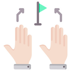 Competitor Flat Icon