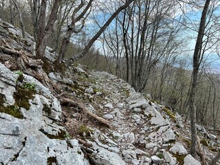 Premuzic hiking trail or Premuzic Trail - Velebit Nature Park, Croatia or Premuzic-Wanderweg or Premuzic's Trail (Pješački planinarski put Premužićeva staza - Park prirode Velebit, Hrvatska)