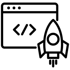 Deployment Outline Icon