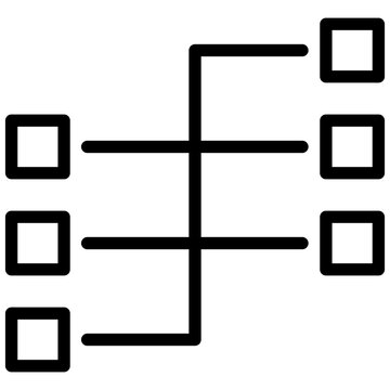 Map Reduce Outline Icon
