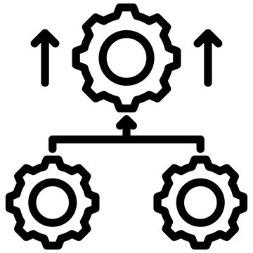 Parallel Processing Outline Icon
