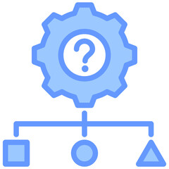 Predictive Modeling Blue Icon