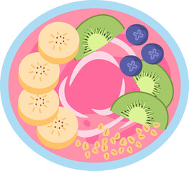 Acai Smoothie Bowl With Toppings