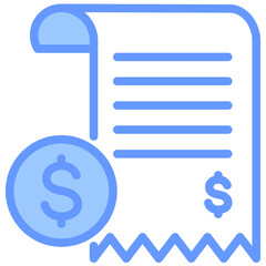 Expense Blue Icon