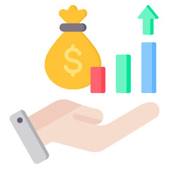 Revenue Flat Icon