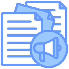Publication Blue Icon