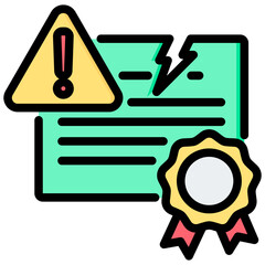 Infringement Outline Color Icon