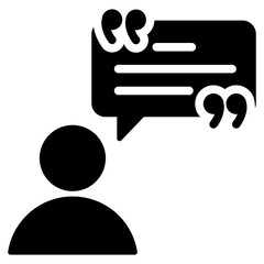 Citation Glyph Icon