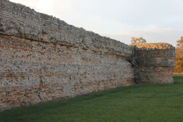 Burgh Castle, Norfolk, England, October 26, 2020, Views from Burgh Castle