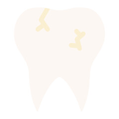 broken tooth icon