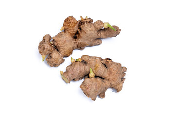 Ginger isolated on white background